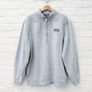 Vineyard Vines || Shep Shirt Quarter‎ Zip Pullover Gray XL